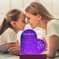 To My Daughter | - Never Forget Your Way Back Home | 3D LED Nightlight w/Love Text | Daughter's Gift | Bedroom Bedside Decoration Atmosphere Night Light | NOT SOLD in stores | US: 2-8 Business Days
