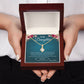 To My Daughter - I Love You | Alluring Beauty Necklace | One-Of-A-Kind Message Card From Mom | NOT SOLD in stores | USA: 2-8 Business Days