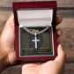 My Man - My Inspiration | Cuban Chain & Cross  | Unique Message Card | Perfect Valentines Gift | Mens Jewelry Accessories | NOT SOLD in stores | USA: 2-8 Business Days