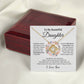 To My Beautiful Daughter - In My Heart | Love Knot Necklace | Unique Message Card | Perfect Valentines Gift | Ladies Jewelry Accessories | NOT SOLD in stores | USA: 2-8 Business Days