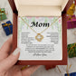 Mom - My Guiding Light | Love Knot Necklace | Unique Message Card | Perfect Valentines Gift | Ladies Jewelry Accessories | NOT SOLD in stores | USA: 2-8 Business Days