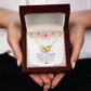 Bonus Daughter - The Gift of You |  Love Knot Necklace | Unique Message Card | Perfect Valentines Gift | Ladies Jewelry Accessories | NOT SOLD in stores | USA: 2-8 Business Days